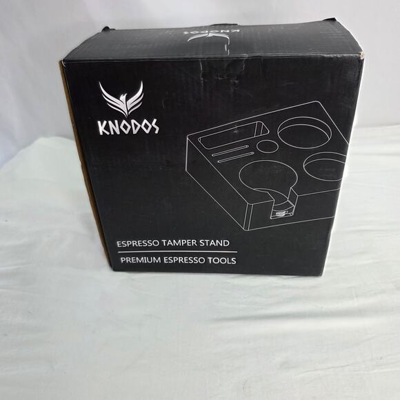 58mm Espresso Tamper Station V3 Walnut Portafilter Holder Compact Organizer - Picture 12 of 14